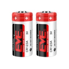 2X CR123A 3.0V 1500mAh Li-ion