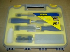 Irwin Marples 10507931 Chisel and Sharpening set complete in carry case new 