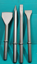 4pc Breaker Chisel Set To Fit  MAKITA HM1812 HM1810 HM1800 Hex 32mm  (1-1/4" )