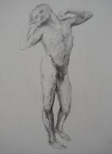 Original pencil life drawing