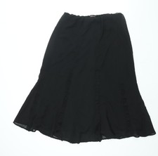 Damart Womens Black Polyester
