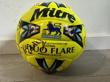 Leeds United Full Squad Signed Mitre Football Early 2000s 