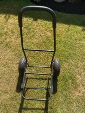 Folding trolley with pneumatic wheels