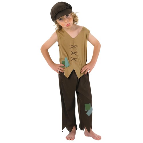 Victorian urchin child costume - victorian,
