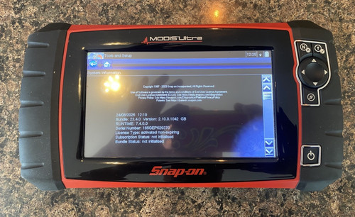 Snap modis ultra - on, diagnostic