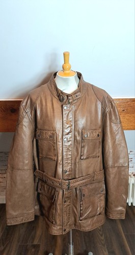 Joe browns leather jacket - browns,