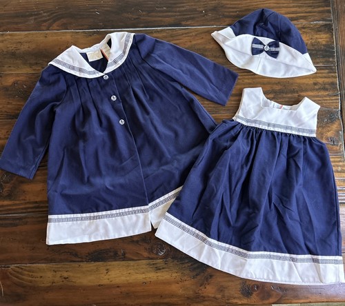 Vintage little bitty navy - little,