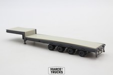 Herpa lowboy trailer 4ax gray
