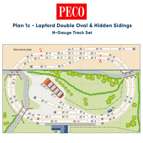 Peco plan lapford double - plan, 1c: