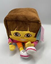 Dora The Explorer Nickelodeon Square Cube  2018 Plush Soft Toy With Tags