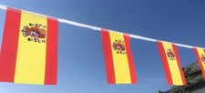 Spain Spanish Fabric Bunting - SALE BARGAIN - Free Post