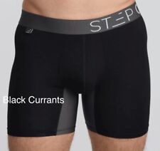 STEP ONE Boxer Briefs Size 3XL Longer  Leg Colour Blackcurrants XXXL