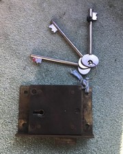 GPO Post Office Chubb Pillar Box Letter Box Lock With 3 Keys