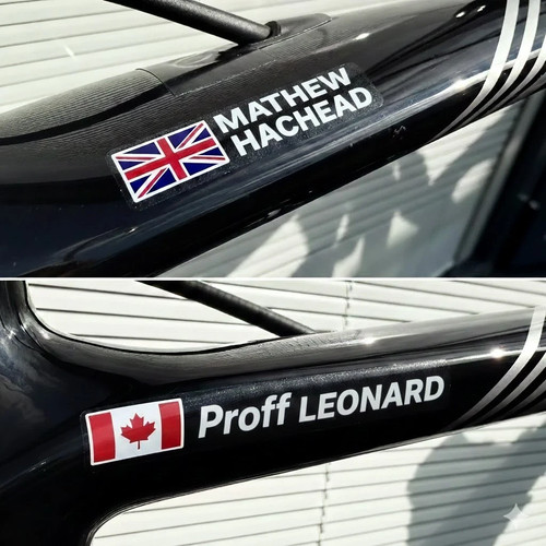 Bike name frame stickers - frame, decal