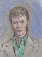 Art pastel drawing - pastel, david