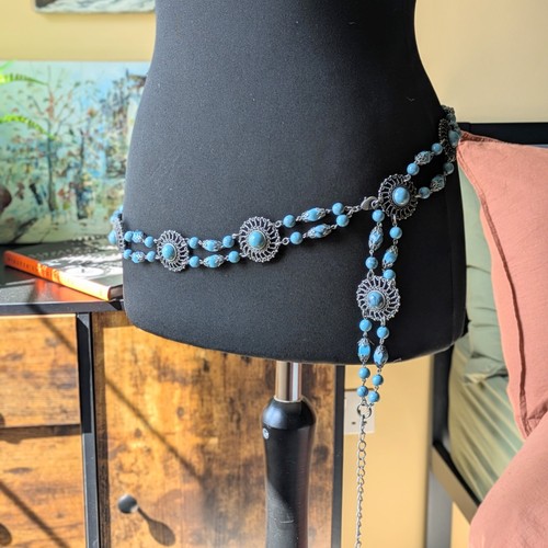 Vintage 1970s boho turquoise - vintage,