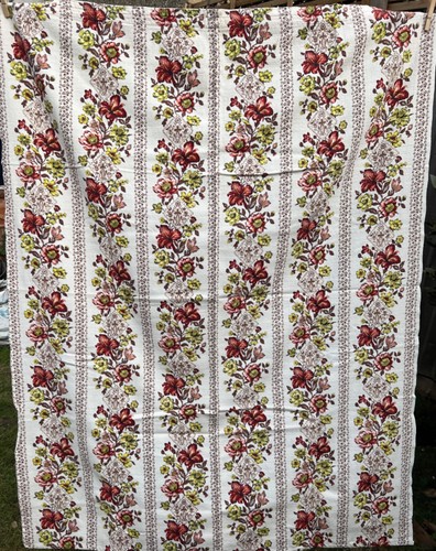 Vintage 1950 barkcloth - vintage,