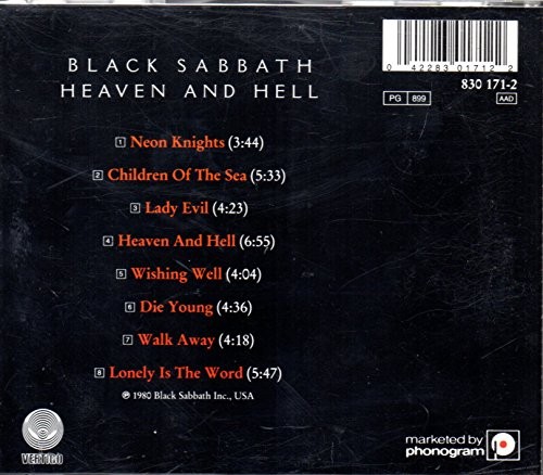 Black sabbath heaven and - sabbath,
