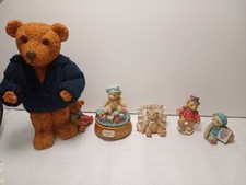 Teddy Bear Figurines x5 Random