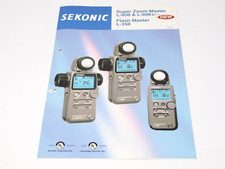 Sekonic L-608, L-608C, L-358 Lighmeters Brochure