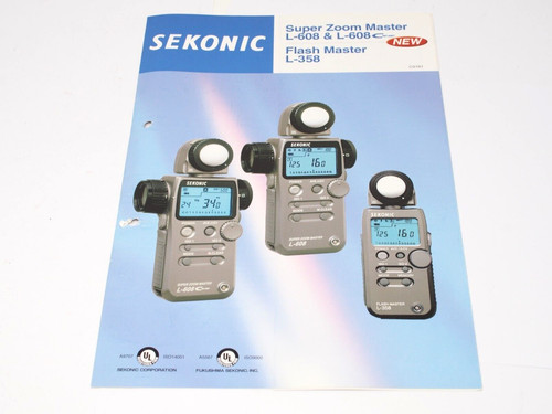 Sekonic 608 608c l 358 - l-608,, l-608c,