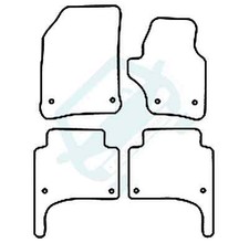 Fits Porsche Cayenne 955 2003 - 2010 Tailored Car Mats Beige Velour