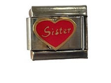 SILVER ITALIAN CHARM HEART