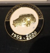 Classic mini pin badge built