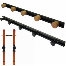 Skis & Skiing Poles Wall Mount Storage Hanger Rack display skis for Home &Garage