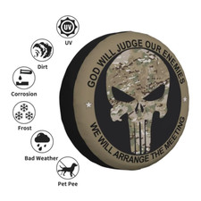 16" Punisher Skull Spare Wheel
