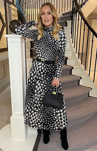 Black white houndstooth - h&m,
