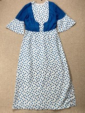 Vintage 70s Midi Dress Womens