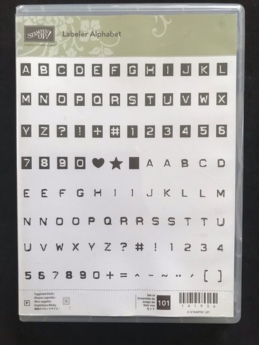Labeler alphabet upper case - upper,