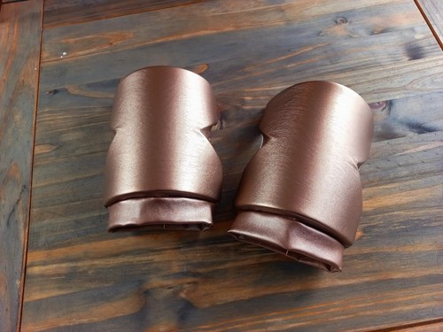 Metallic copper leatherette - metallic,
