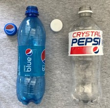 EMPTY Pepsi Blue and Crystal