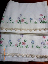 Vintage Pair White Cotton