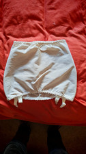 Slim Jim Roll-On Girdle White. Rare 4 Suspenders.