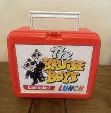 Vintage Thermos The Bruise Boys Lunchbox Plastic - Good Condition Elastoplast