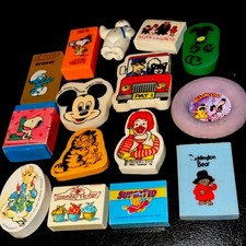 VINTAGE NOVELTY ERASER RUBBERS