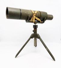 WWII U.S. Army Bausch & Lomb sniper spotting scope with tripod