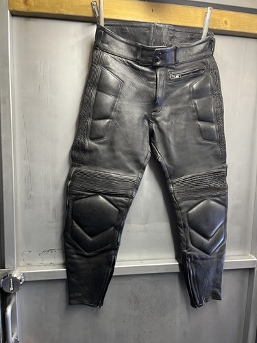 Dynamic leather trousers - leather,
