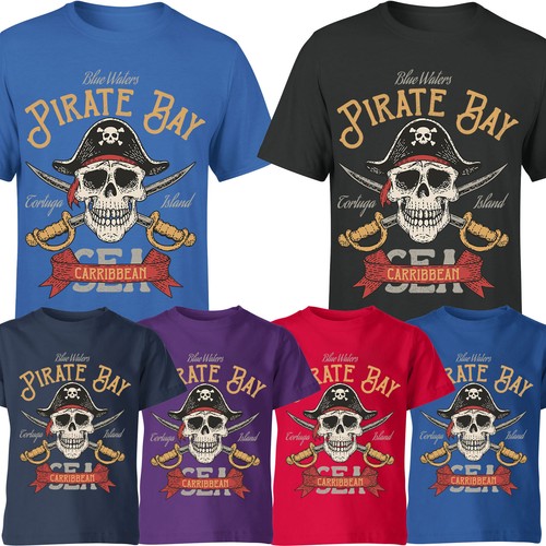Pirate bay skull - bay, and