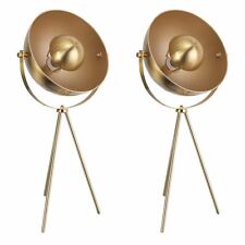 Pair of Satin Brass Retro
