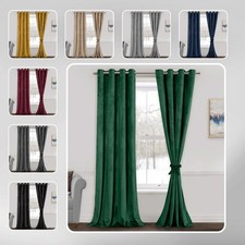 Heavy Velvet Blackout Curtains