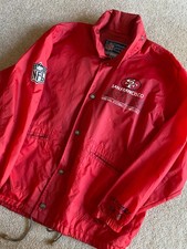 RARE VINTAGE CAMPRI NFL SAN FRANCISCO SF 49ERS RAIN JACKET S SMALL