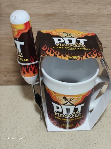 Pot noodle mug - &, fork