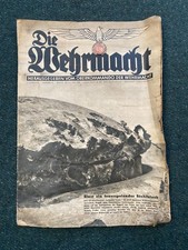 Original WW2 German  Army Die Wehrmacht Magazine June 1940 Year 4 No 12