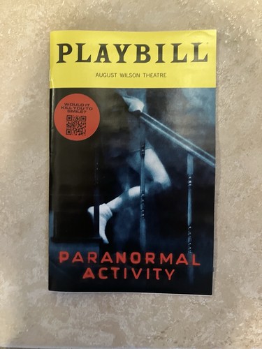 Paranormal activity playbill - paranormal,