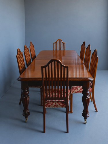 Victorian mahogany table - , 8