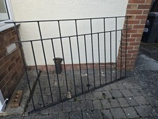 Black Iron Metal Railings